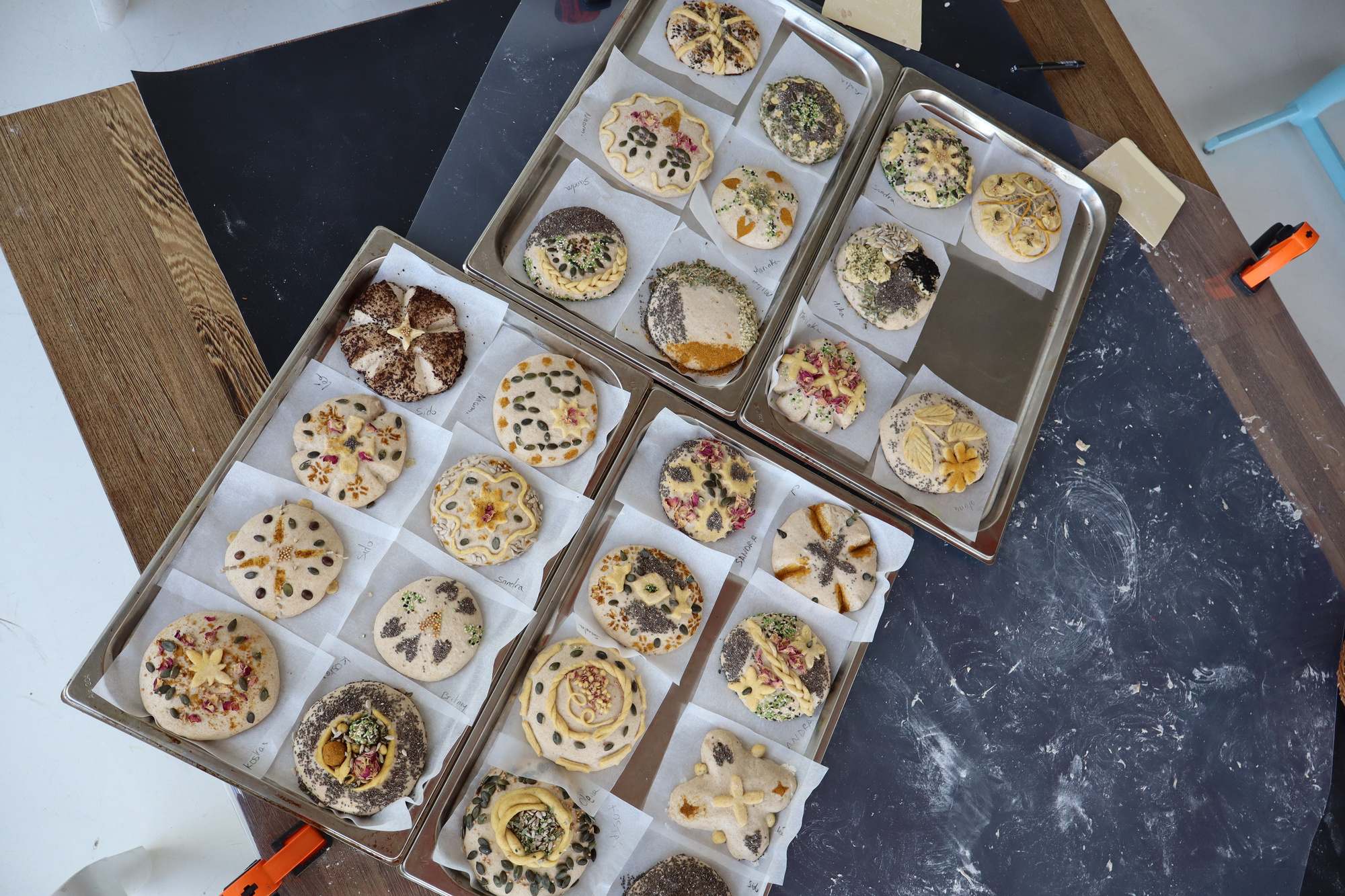 atelier pain au levain décoré